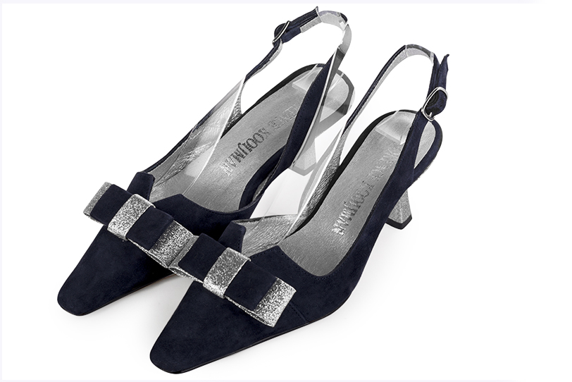  women's open back shoes, with a knot.. Front view - Florence KOOIJMAN